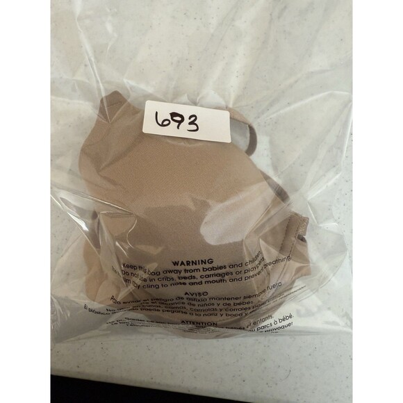 New Warners Cloud 9 lightly lined underwire Bra Full Coverage Beige 34B - Picture 9 of 9